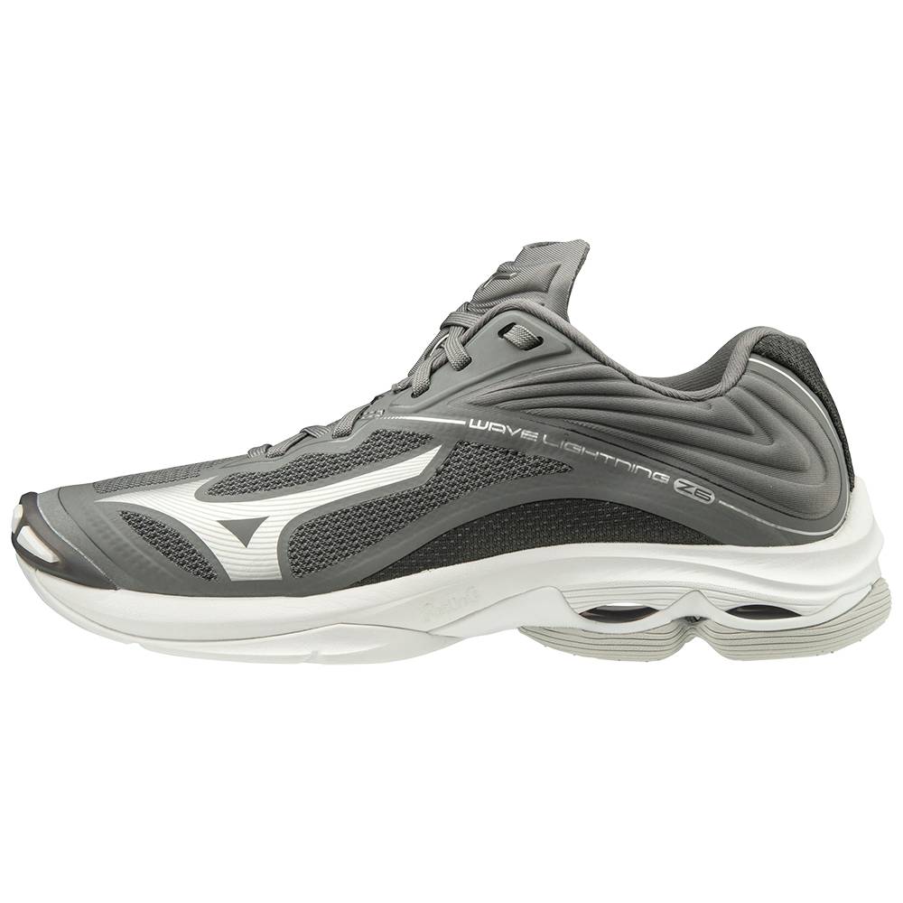 Mens Mizuno Wave Lightning Z6 Volleyball Shoes Grey Philippines (OFQIXL076)